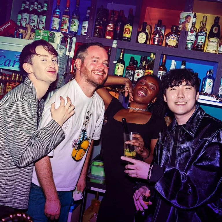 rabbithole staff enjoy the night